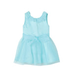 Liu Jo Abito Giromanica Tinta Unita con Tulle per Bambina KA4105T3857 VERDE ACQUA LIU JO 