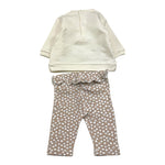 MAYORAL completo 2pz felpa-leggins bicolore con stampa Panna per Neonata 24091 PANNA MAYORAL 