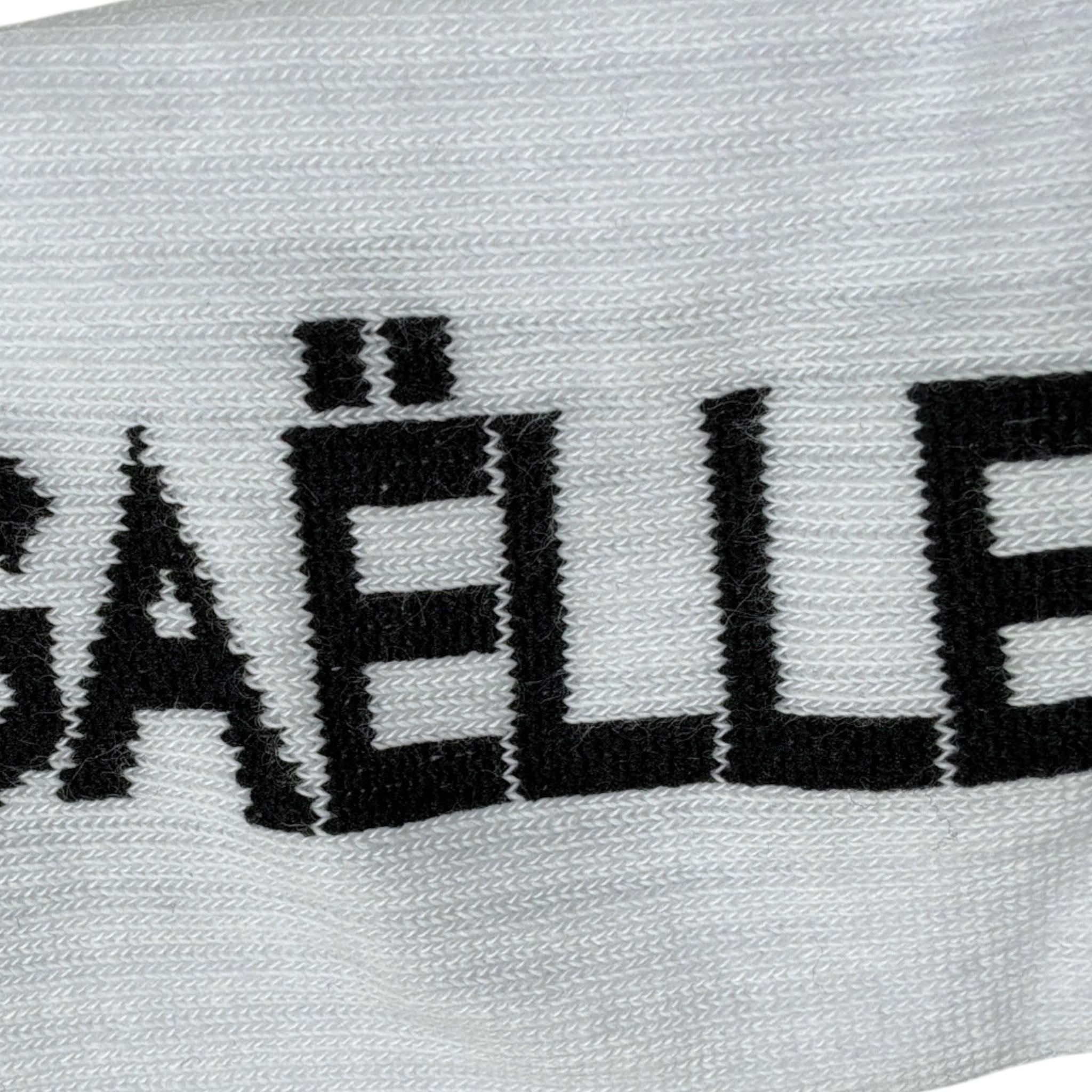 Gaelle Calzini tinta unita con Logo Bianco per Bambina 2746AS00537 BIANCO GAELLE 