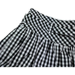 Monnalisa Short Fantasia Quadretti Bicolore per Bambina 177404 BIANCO/NERO MONNALISA 