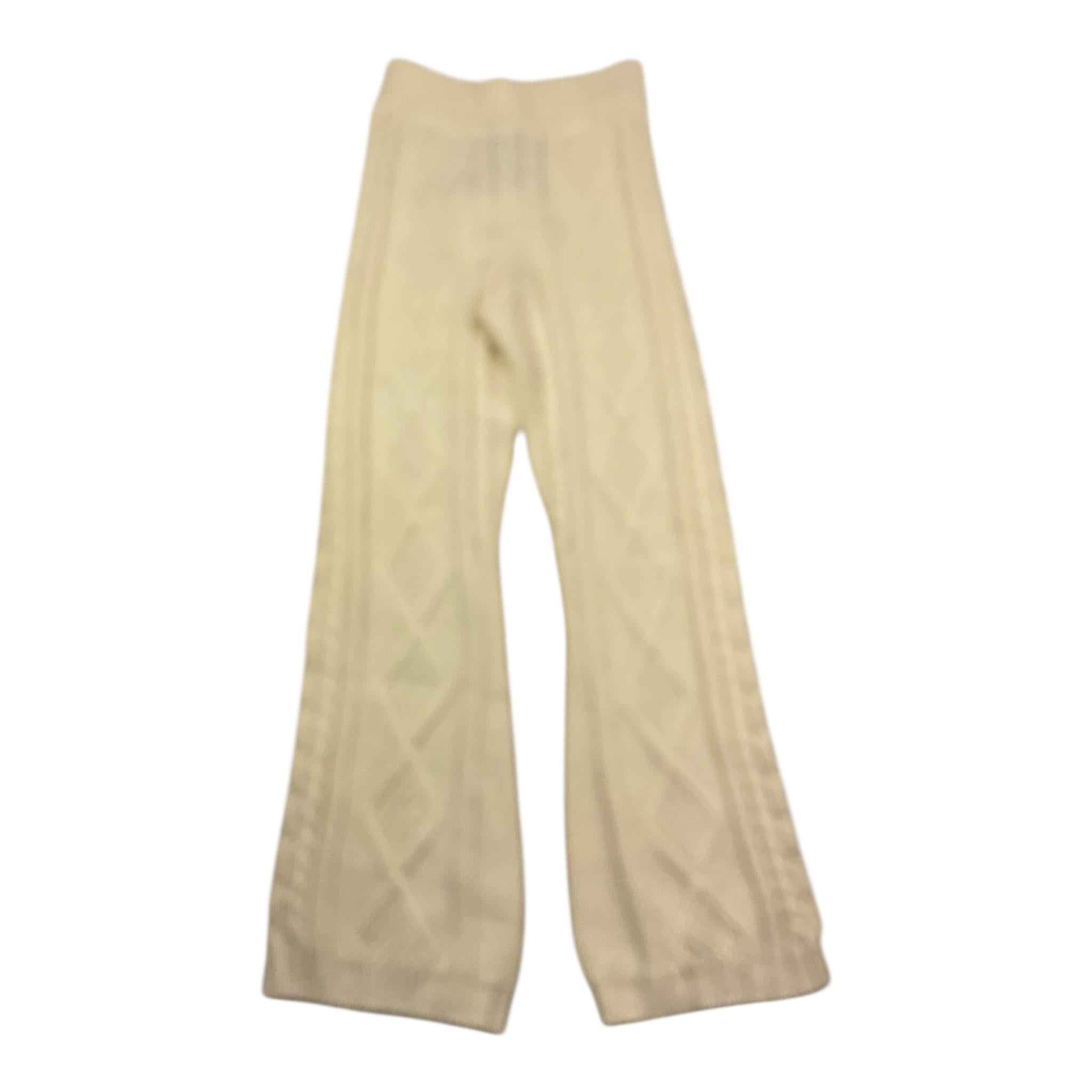 MSGM pantalone tinta unita in magliap Panna per Bambina F3MSJGPA21 PANNA MSGM 
