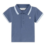 Mayoral Polo Mezza Manica Tinta Unita per Neonato 190X BLU MAYORAL 