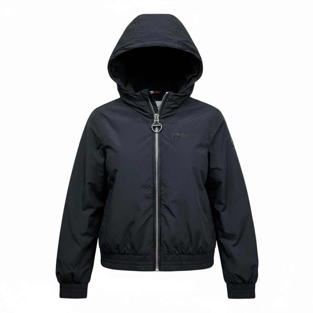 Cesare Paciotti Giubbino Tinta Unita con Zip E Cappuccio per Neonato GBP5154B NERO CESARE PACIOTTI 