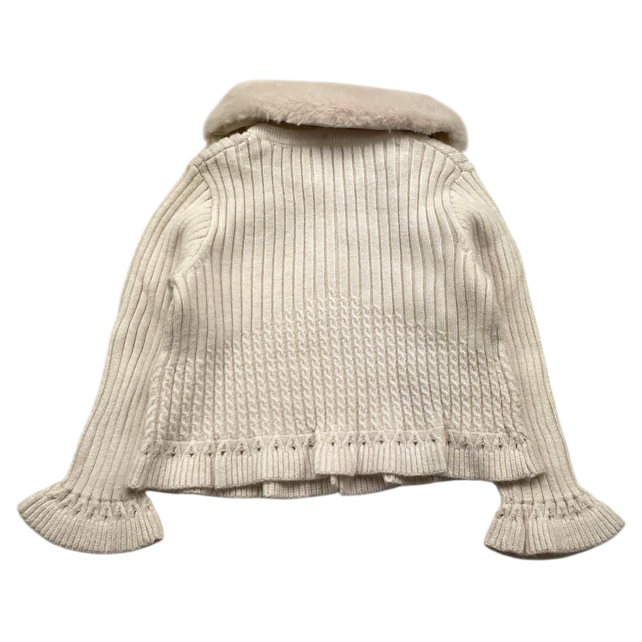 MAYORAL cardigan tinta unita con colletto rimovibile Beige per Neonata 4362NX BEIGE MAYORAL 