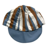 Marlu' Cappello Tricolore Con Visiera Multicolor Per Neonato