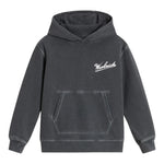 WOOLRICH felpa chiusa con cappuccio tinta unita Grigio per Bambino KSW019902 GRIGIO WOOLRICH 