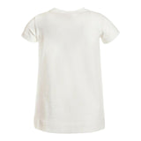 Monnalisa T-Shirt Girocollo Tinta Unita con Stampa per Bambina 199610SE PANNA MONNALISA 