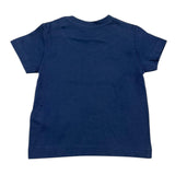 Mayoral T-Shirt Girocollo Tinta Unita con Stampa In Contrasto Blu per Neonato