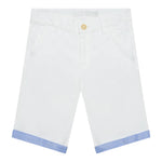 Guess Bermuda Tinta Unita con Elastico In Vita per Neonato I2RD00WEHD0X BIANCO GUESS 