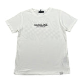 Please T-Shirt Girocollo Tinta Unita con Stampa per Bambino MBF2030B72X BIANCO PLEASE 