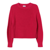 Aspesi Maglioncino Mezzo Collo Tinta Unita Fuxia Per Bambina