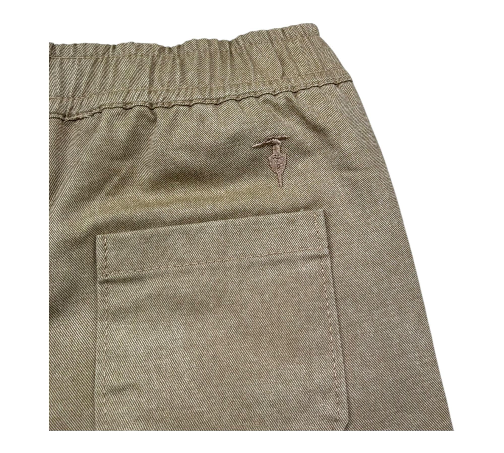 Trussardi Pantalone Tinta Unita con Elastico In Vita per Neonato TIP2606PA BEIGE TRUSSARDI 