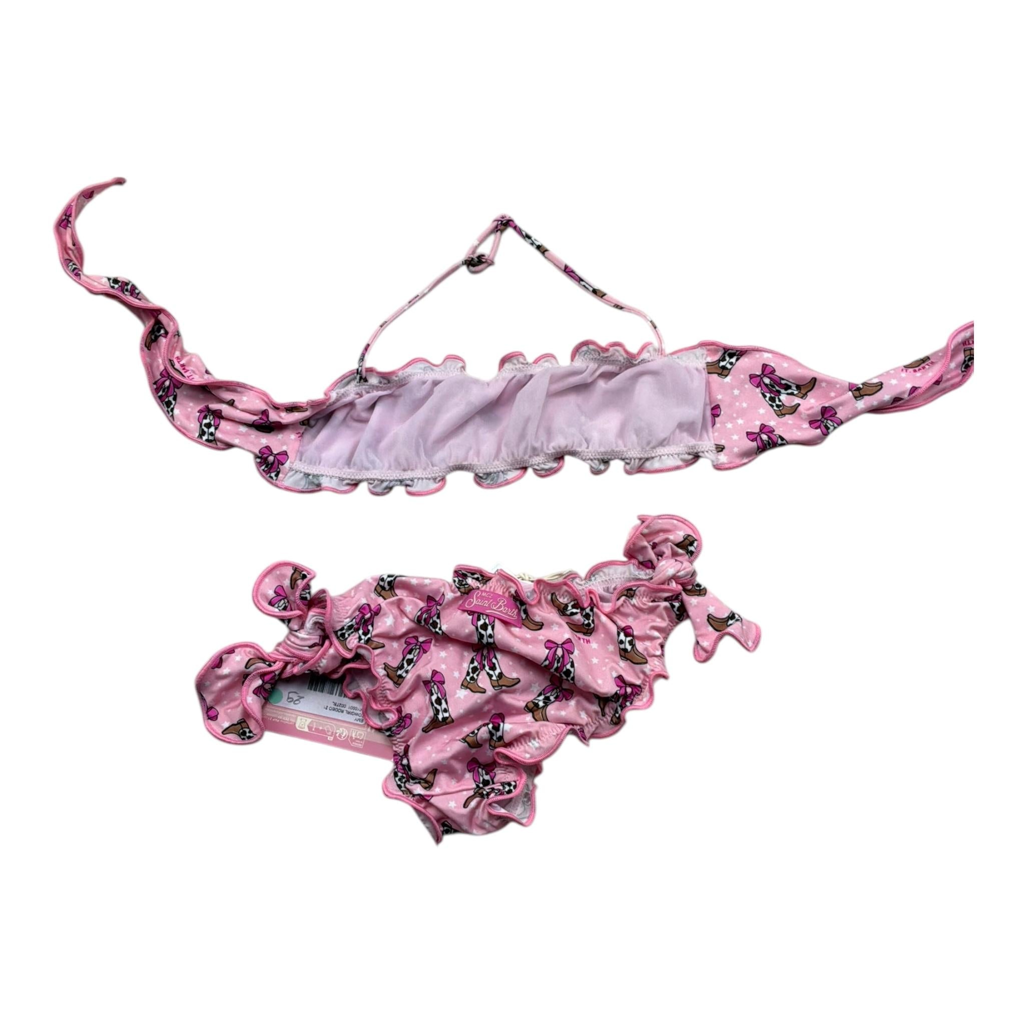 Saint Barth Costume 2 Pezzi Fascia-Slip per Bambina 00275LL ROSA SAINT BARTH 