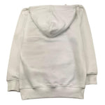 JOHN RICHMOND felpa chiusa con cappuccio tinta unita con stampa in contrasto Bianco per Bambino RBA25209FE BIANCO JOHN RICHMOND 