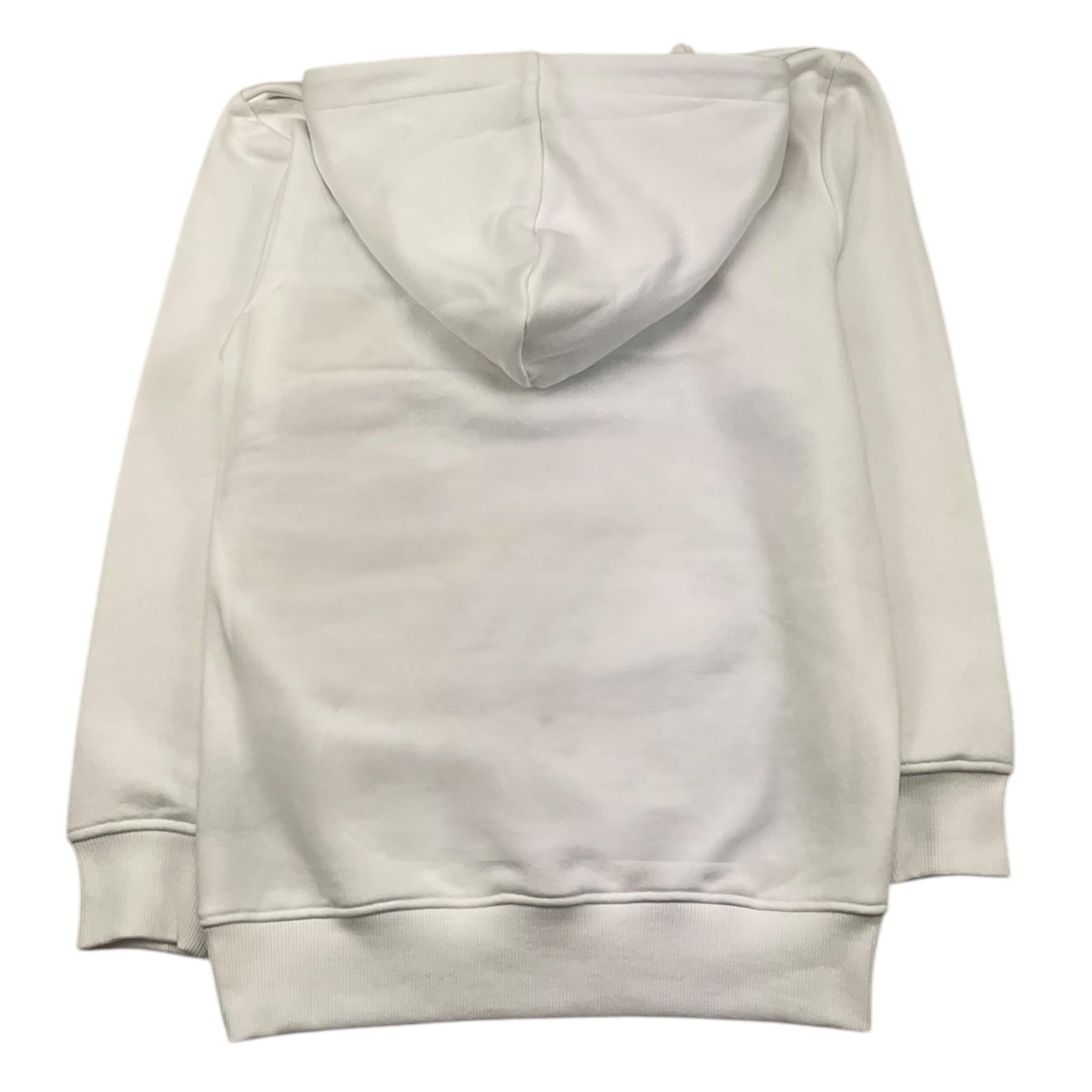 JOHN RICHMOND felpa chiusa con cappuccio tinta unita con stampa in contrasto Bianco per Bambino RBA25209FE BIANCO JOHN RICHMOND 