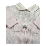 Marlu' Tutina Manica Lunga Tinta Unita per Neonata EP2410 ROSA MARLU' 