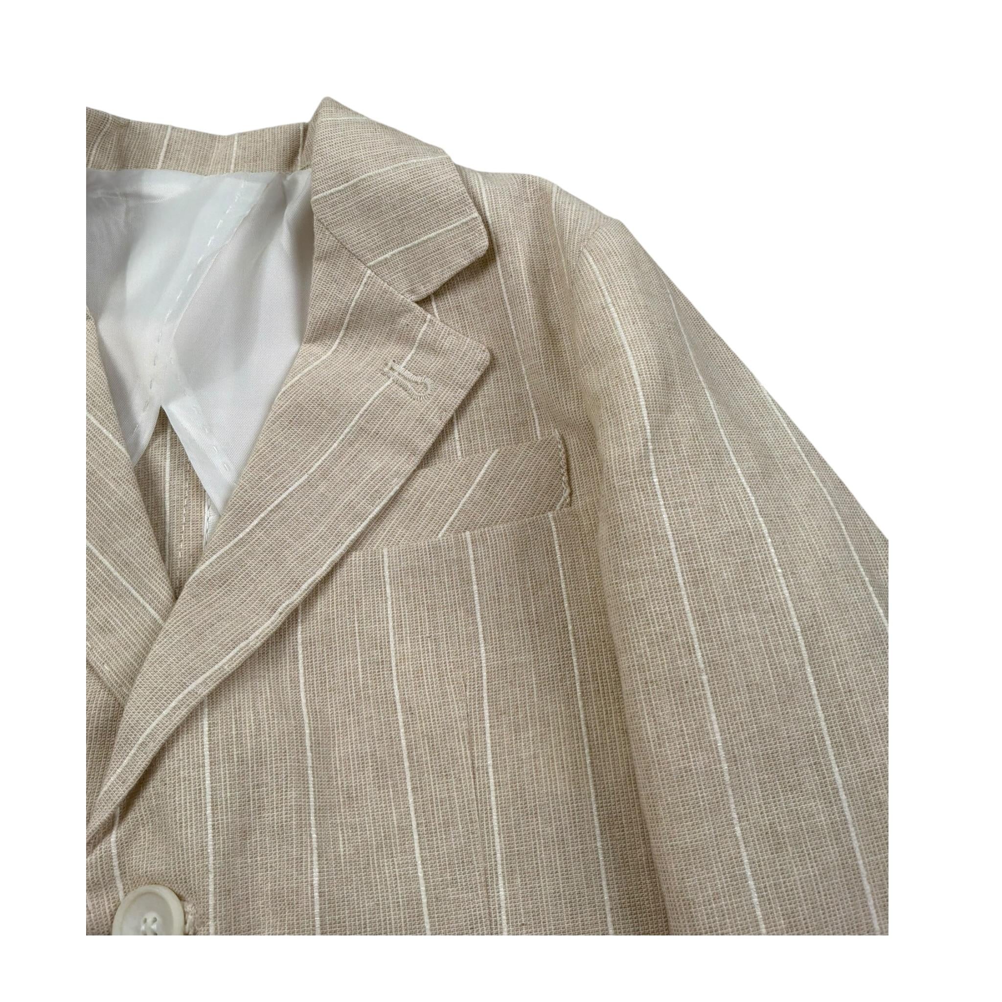 Manuell & Frank Giacca Tinta Unita per Bambino MF6276 BEIGE MANUELL & FRANK 