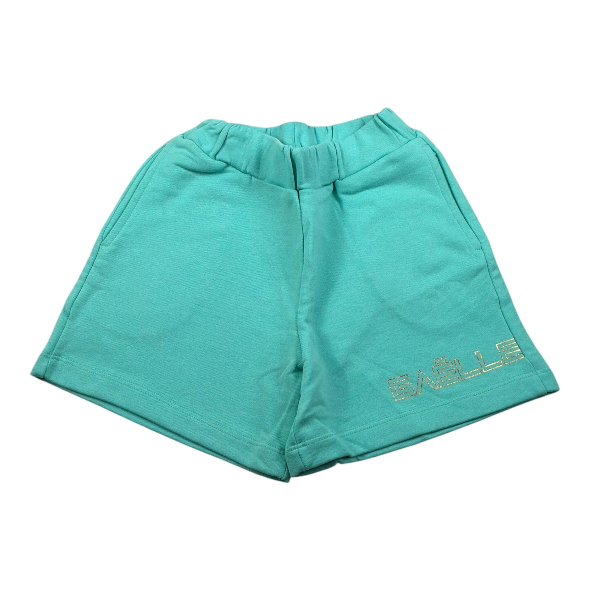 Gaelle Short tinta unita con Stampa Verde Acqua per Bambina 2746P0716 VERDE ACQUA GAELLE 