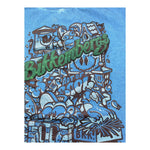 Bikkembergs T-Shirt Tinta Unita con Stampa per Bambino BK2504 PETROLIO BiKKEMBERGS 