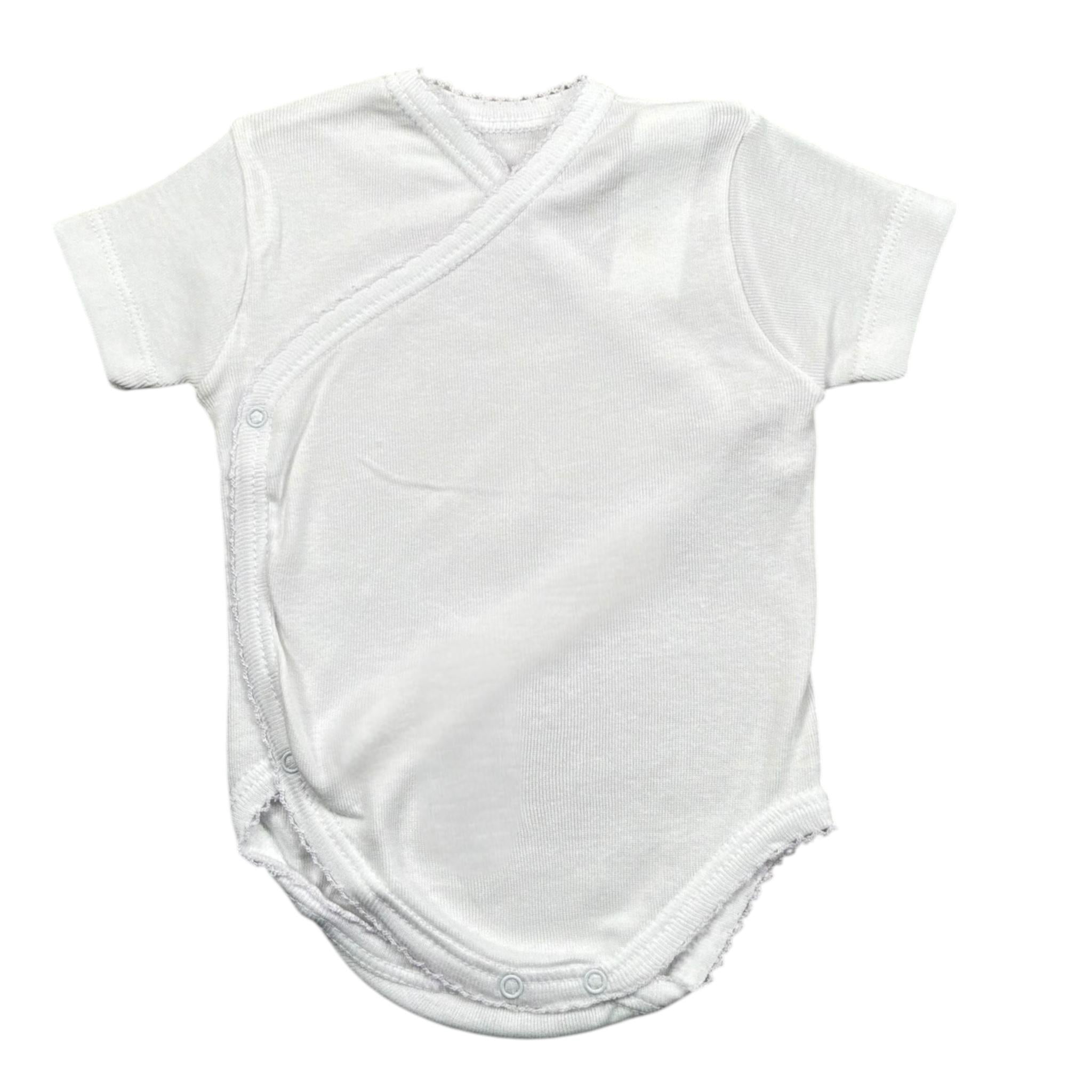 Calamaro Body Tinta Unita Traforato per Neonata EKEO BIANCO CALAMARO 