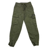 REPLAY pantalone tinta unita con elastico in vita Verde per Bambino SB9085 VERDE REPLAY 