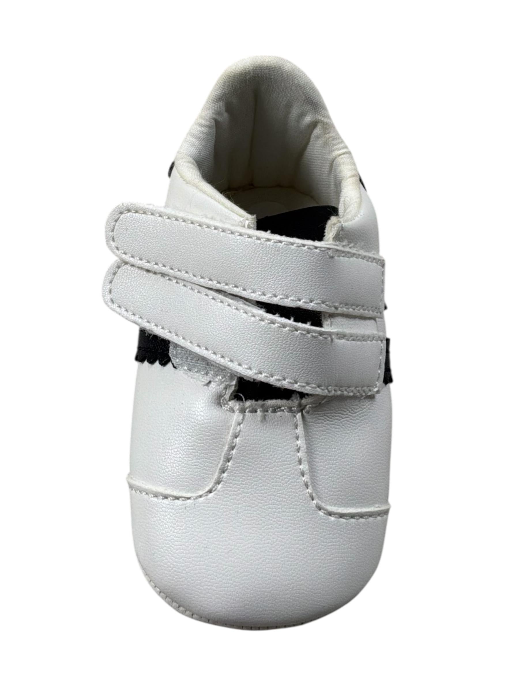 Le Bebe' Sneakers Modello Morbido Tinta Unita con Strappi per Neonato LBB4094 BIANCO LE BEBE' 