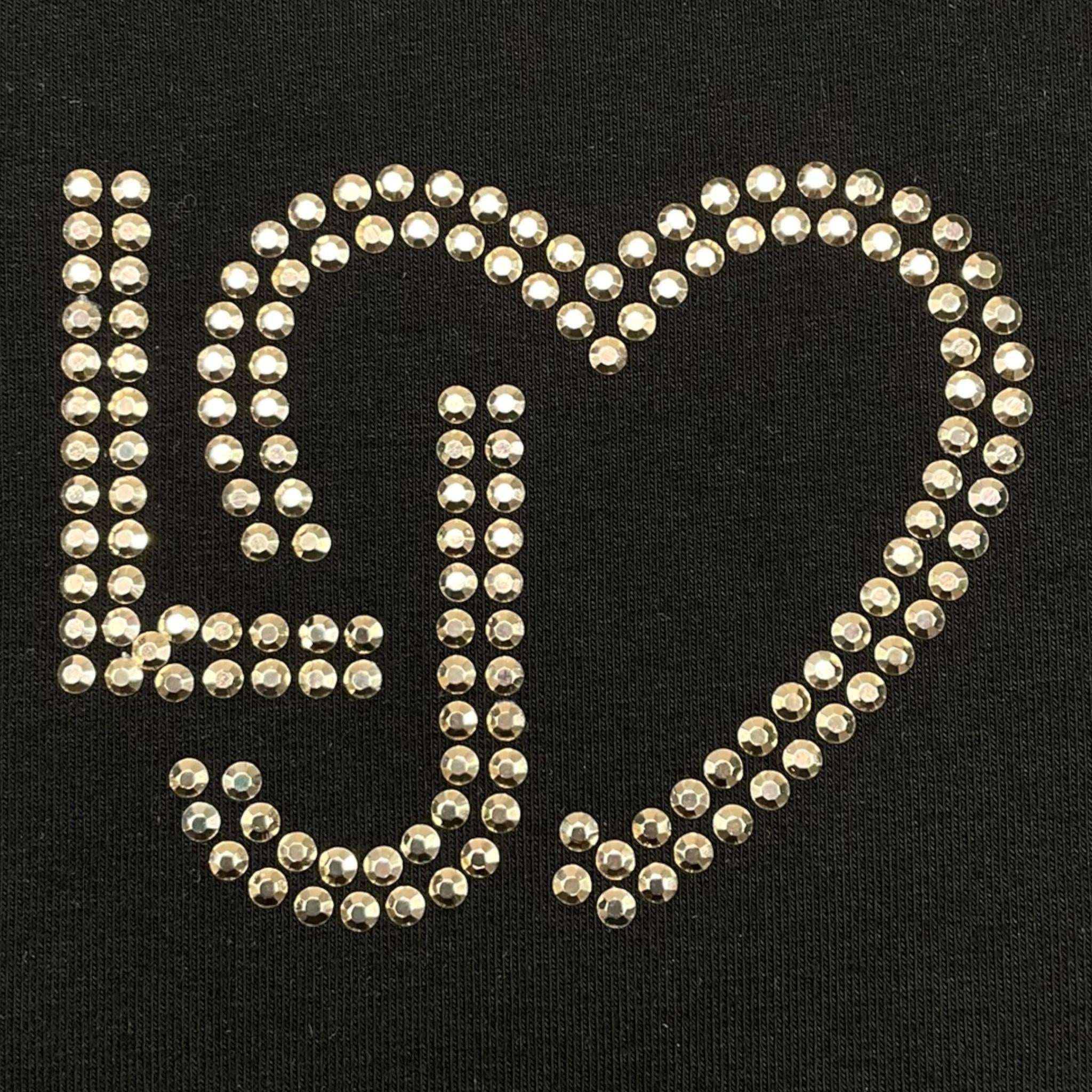 LIU JO abito modello felpa tinta unita con stampa Nero per Bambina KF4023X NERO LIU JO 