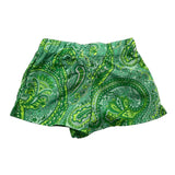 F**K Short Tinta Unita Con Fantasia Verde Per Bambina