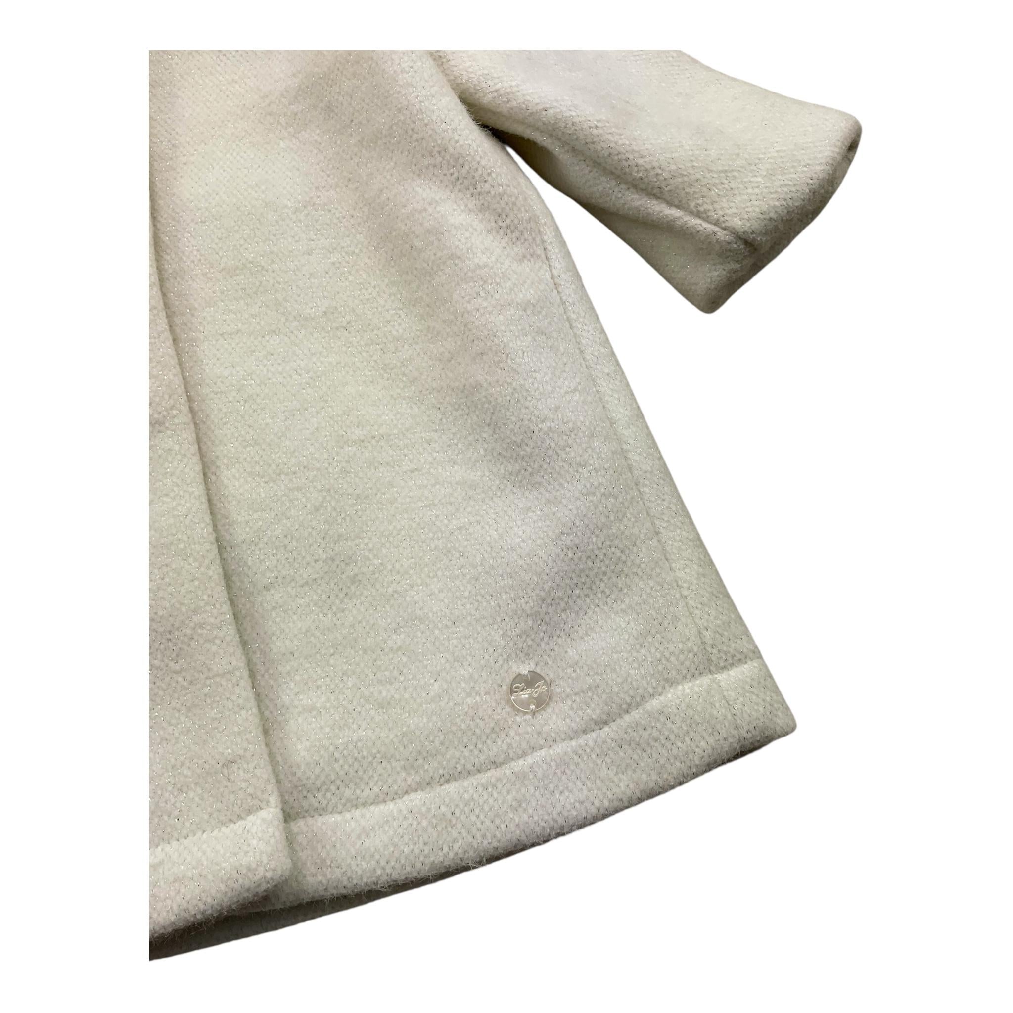 LIU JO cappotto tinta unita con ricami Panna per Neonata HF4016X PANNA LIU JO 