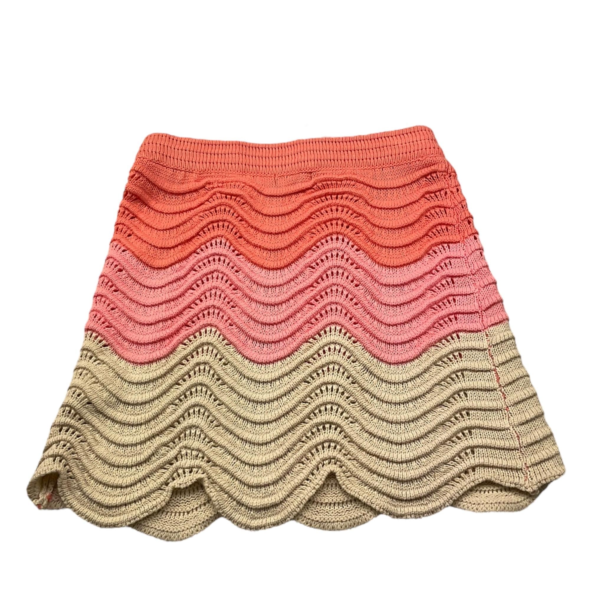 Fun & Fun Gonna Bicolre In Maglia per Bambina FJSK01618 BEIGE FUN & FUN 