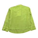 Sp1 Camicia tinta unita con Collo Coreano Verde per Neonato B3401397 VERDE SP1 