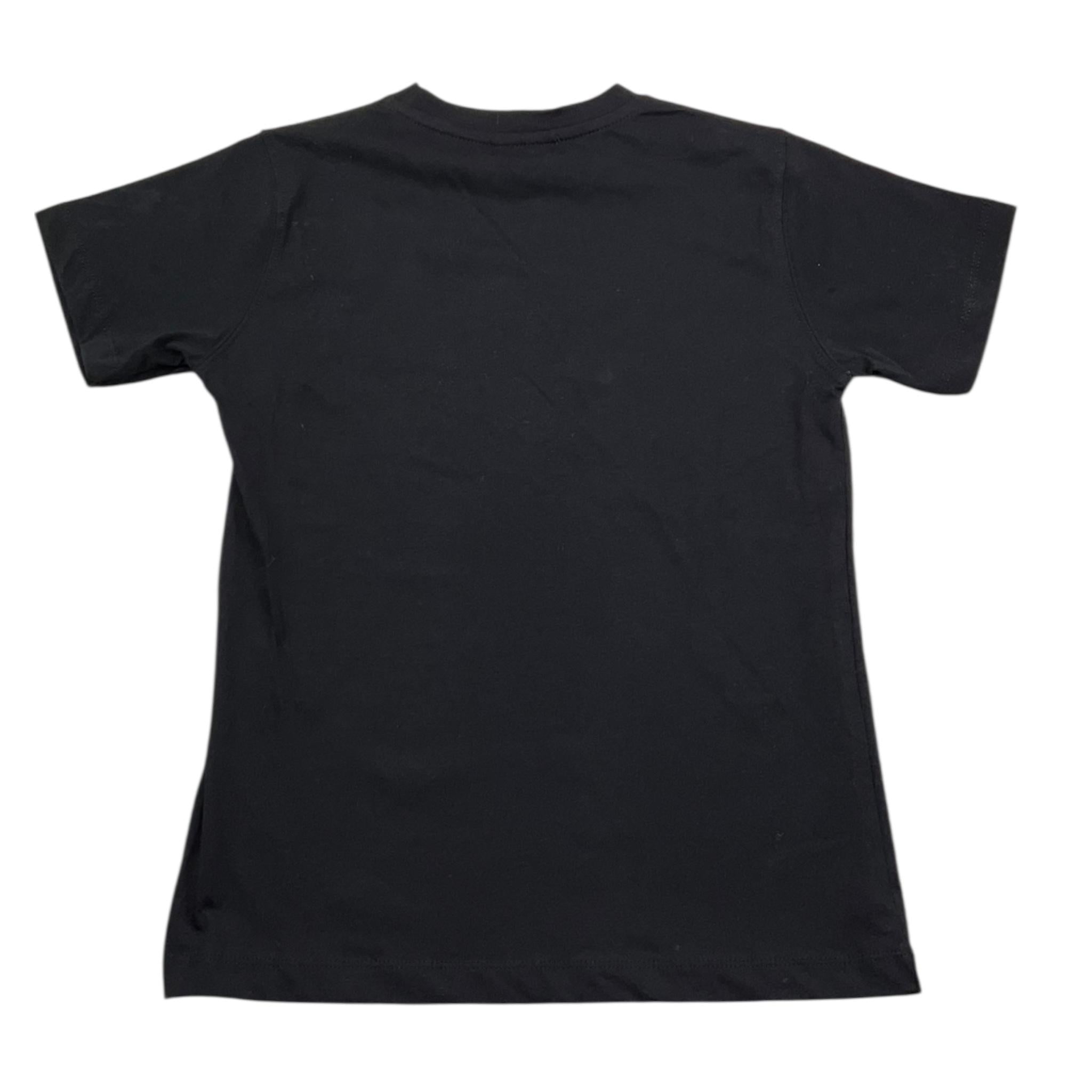 Disclaimer T-Shirt Girocollo Tinta Unita con Stampa per Bambino 25EDK58434 NERO DISCLAIMER 