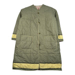 Etro Cappotto Tinta Unita Stampa Fantasia per Bambina GW2A27 VERDE ETRO 