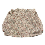 PETIT INDI camicia manica lunga tinta unita fantasia floreale Bianco per Neonata AW24B2417 BIANCO PETIT INDI 