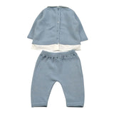 Le Coconne Completo 2 Pezzi Maglia-Pantalone per Neonato LCN2566 AZZURRO LE COCONNE 