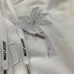 MCU felpa tinta unita con cappuccio e brillantini Bianco per Bambina MCUK6001 BIANCO MCU 