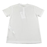Please T-Shirt Tinta Unita con Bottoni per Bambino ME03030B72 BIANCO PLEASE 