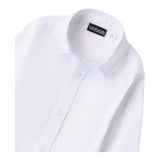 SARABANDA camicia manica lunga tinta unita con bottoni Bianco per Bambino 7130 BIANCO SARABANDA 