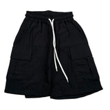 Never Too Bermuda tinta unita con Elastico In Vita Nero per Bambino NT2323R NERO NEVER TOO 