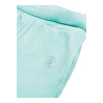 Juicy Couture Pantalone Tinta Unita In Velluto con Brillanini per Bambina JBX6501 AZZURRO JUICY COUTURE 