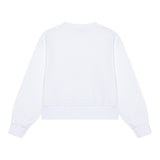 PINKO felpa girocollo tinta unita con stampa Bianco per Bambina F4PIJGSW218X BIANCO PINKO 