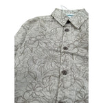 Lalalu' Camicia Manica Lunga tinta unita con Stampa Beige per Neonato CML130PBX BEIGE LALALU' 