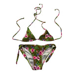 Matinée Costume 2 Pezzi Triangolo-Slip con Fantasia  per Bambina CC302222 VERDE MATINÉE 