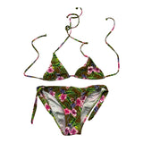 Matinée Costume 2 Pezzi Triangolo-Slip con Fantasia  per Bambina CC302222 VERDE MATINÉE 