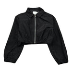 Lu Lu By Miss Grant Giubbino Tinta Unita con Zip per Bambina LL3572 NERO LU LU BY MISS GRANT 