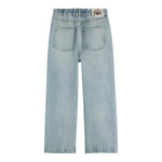 Scotch & Shrunk Jeans Modello A Palazzo Tinta Unita per Bambina 179314 AZZURRO SCOTCH & SHRUNK 