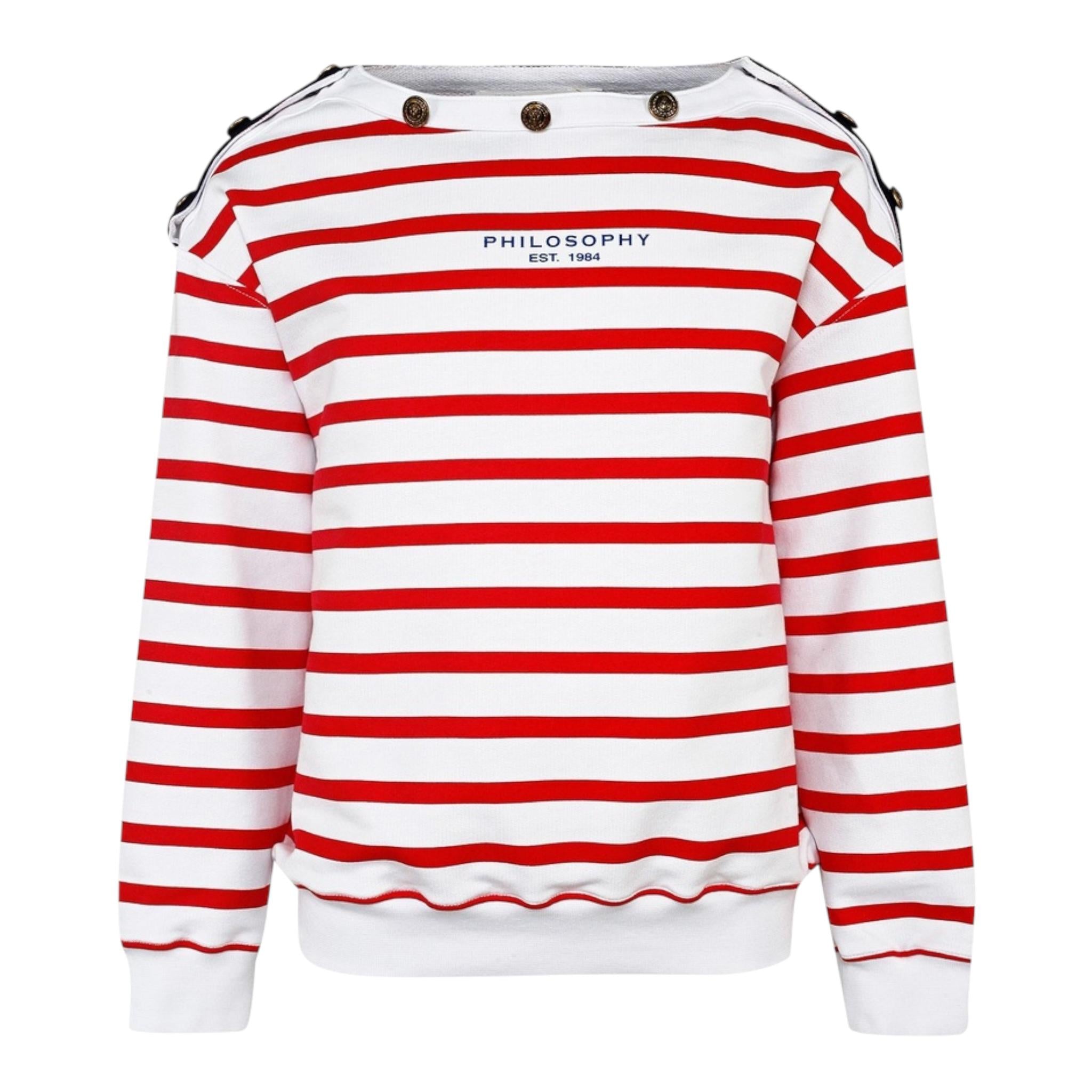 PHILOSOPHY PJFE125BIANCO/ROSSO
