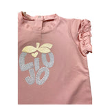 Liu Jo Abito Mezza Manica Tinta Unita con Stampa per Neonata KA3163 ROSA LIU JO 