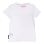 John Richmond T-Shirt Girocollo Tinta Unita con Stampa per Bambina RGP25002TSXXX BIANCO JOHN RICHMOND 