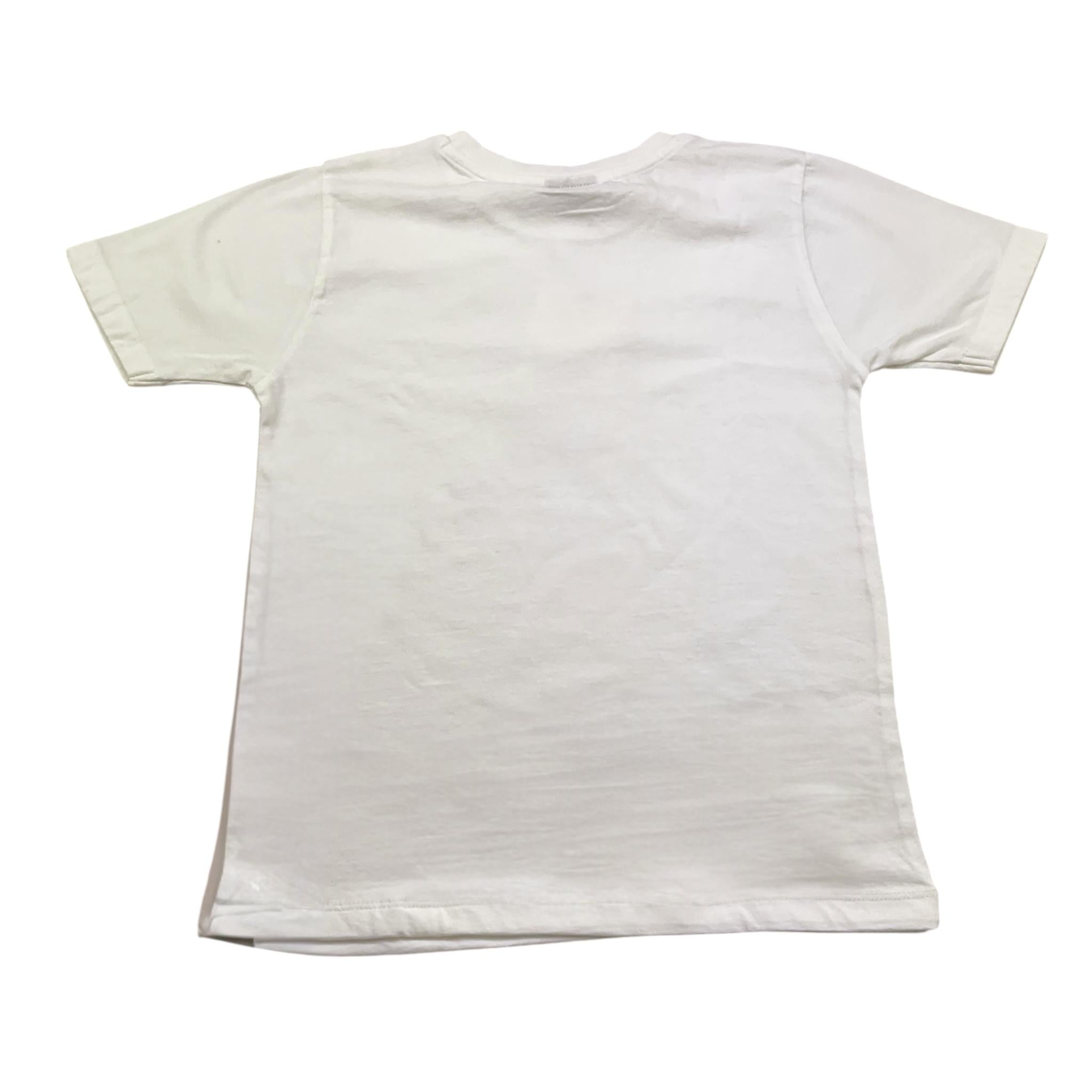 F**K T-Shirt Girocollo Tinta Unita con Stampa per Bambino FJ2450044WH BIANCO F**K 